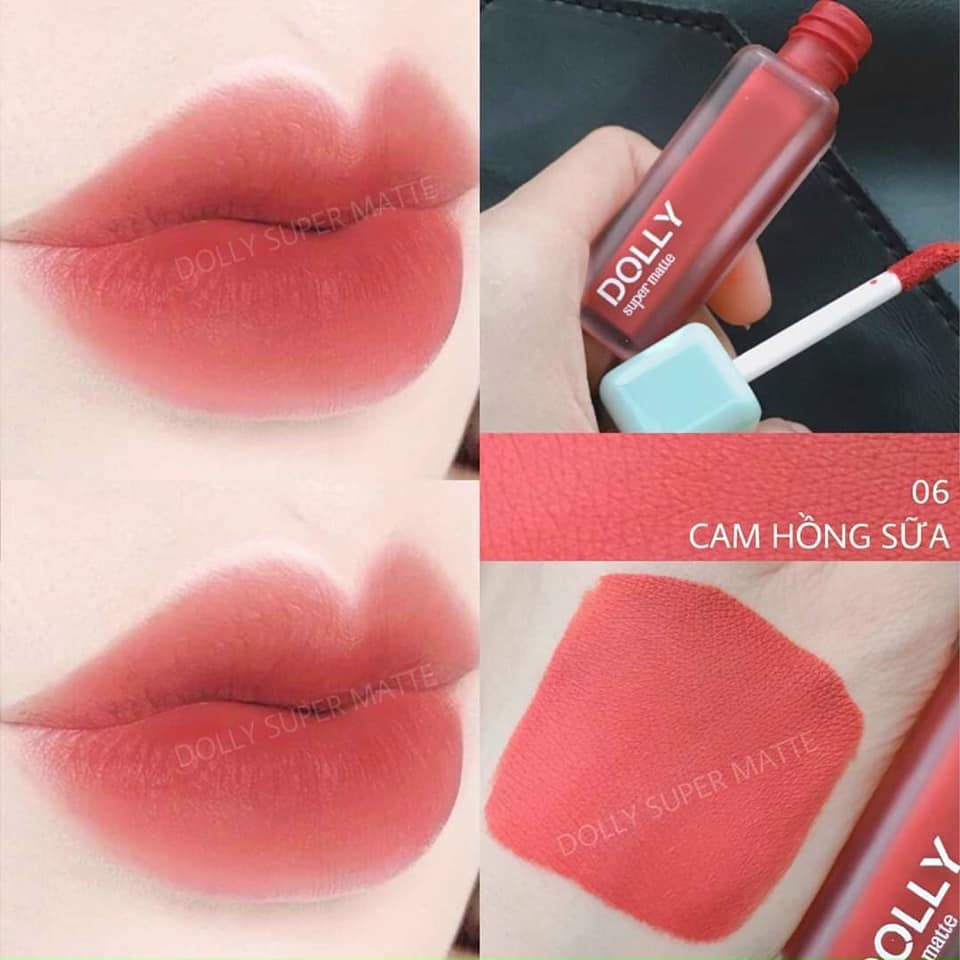 Son Kem Lì Dolly Super Matte chính hãng mua 1 tặng 1 Son Kem Lì Dolly Super Matte chính hãng mua 1 tặng 1