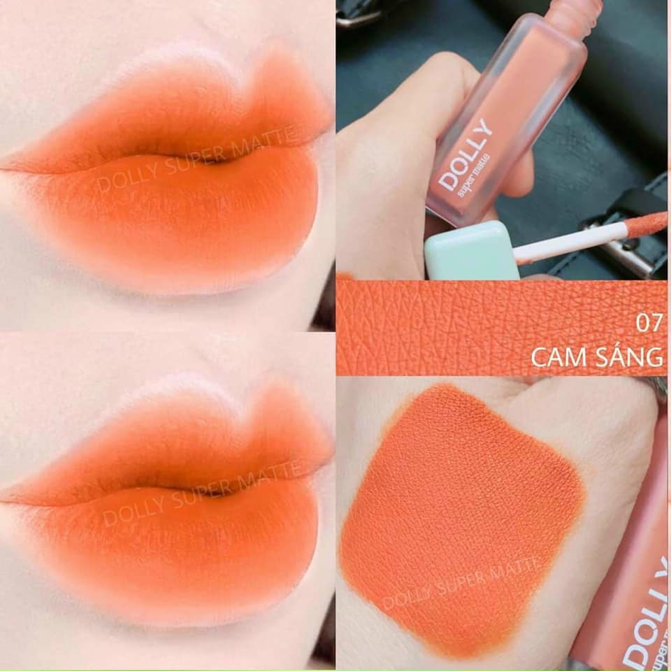 Son Kem Lì Dolly Super Matte chính hãng mua 1 tặng 1 Son Kem Lì Dolly Super Matte chính hãng mua 1 tặng 1