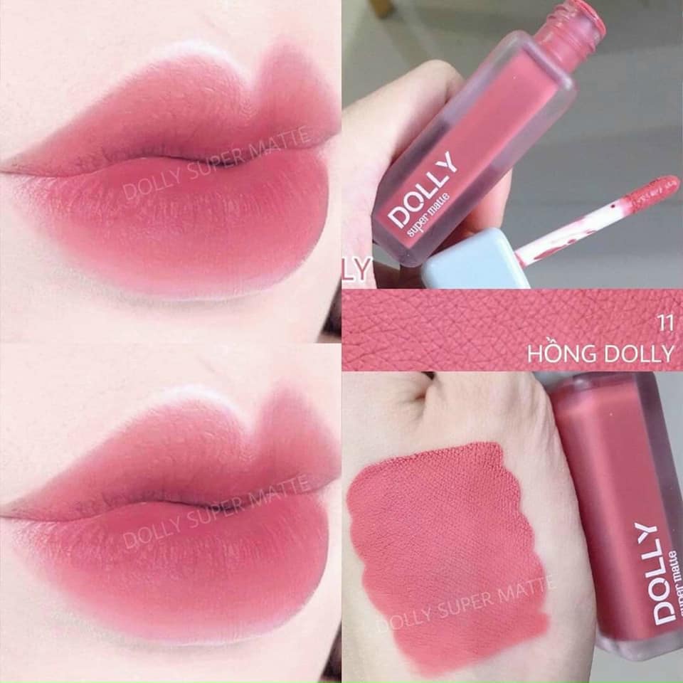 Son Kem Lì Dolly Super Matte chính hãng mua 1 tặng 1 Son Kem Lì Dolly Super Matte chính hãng mua 1 tặng 1