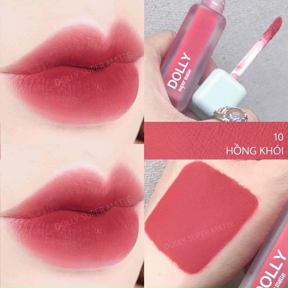 Son Kem Lì Dolly Super Matte chính hãng mua 1 tặng 1 Son Kem Lì Dolly Super Matte chính hãng mua 1 tặng 1