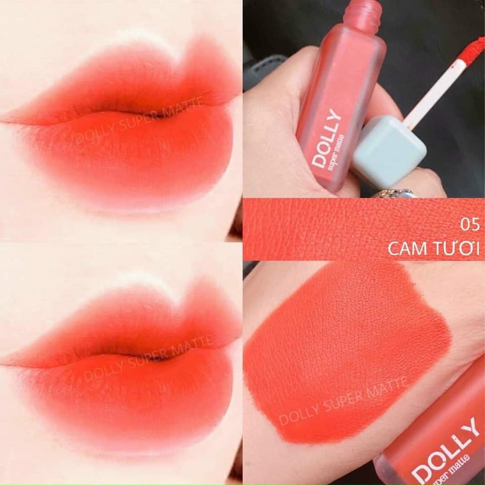 Son Kem Lì Dolly Super Matte chính hãng mua 1 tặng 1 Son Kem Lì Dolly Super Matte chính hãng mua 1 tặng 1
