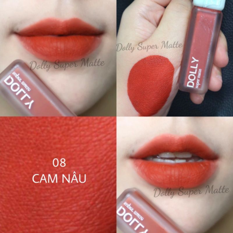 Son Kem Lì Dolly Super Matte chính hãng mua 1 tặng 1 Son Kem Lì Dolly Super Matte chính hãng mua 1 tặng 1