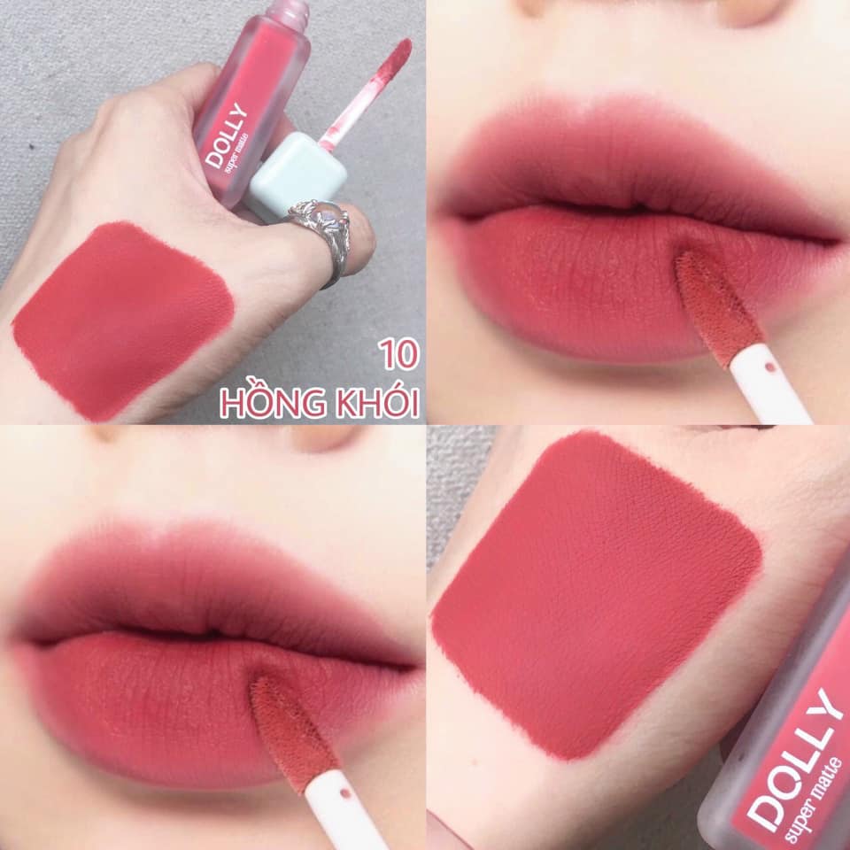 Son Kem Lì Dolly Super Matte chính hãng mua 1 tặng 1 Son Kem Lì Dolly Super Matte chính hãng mua 1 tặng 1