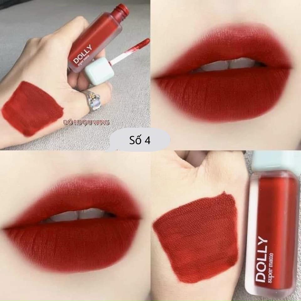 Son Kem Lì Dolly Super Matte chính hãng mua 1 tặng 1 Son Kem Lì Dolly Super Matte chính hãng mua 1 tặng 1