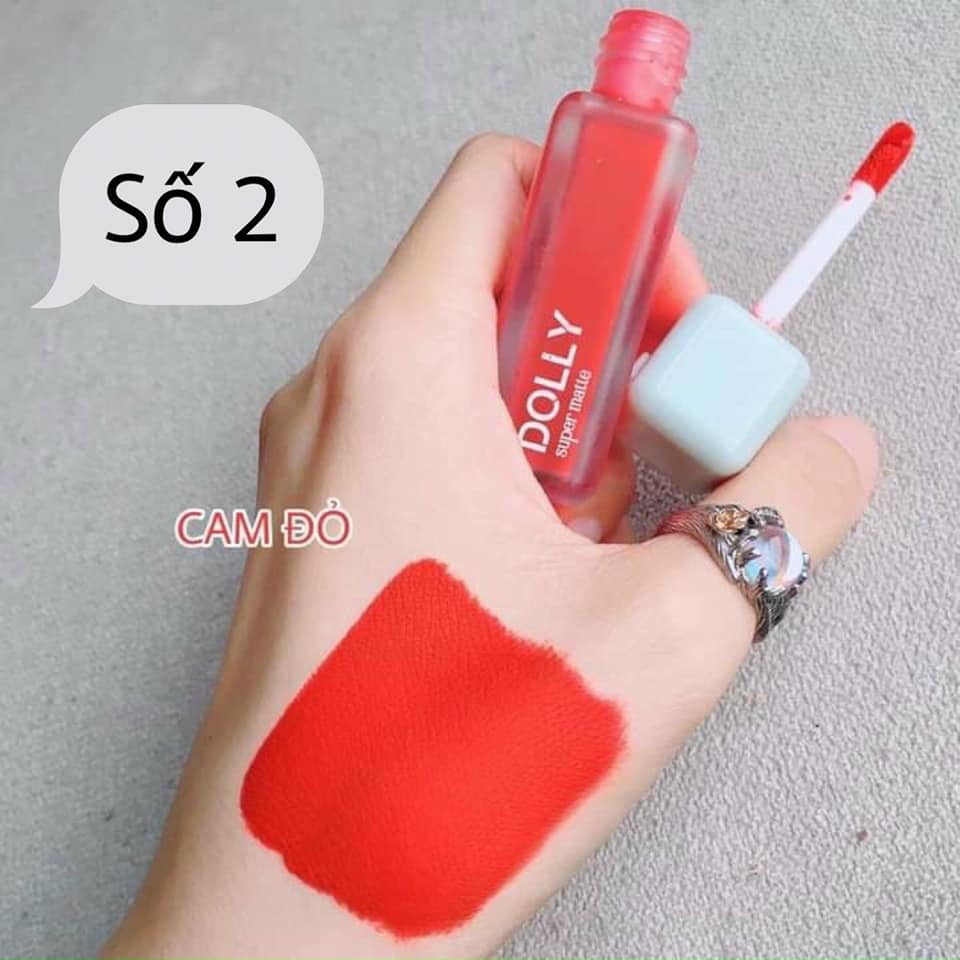 Son Kem Lì Dolly Super Matte chính hãng mua 1 tặng 1 Son Kem Lì Dolly Super Matte chính hãng mua 1 tặng 1