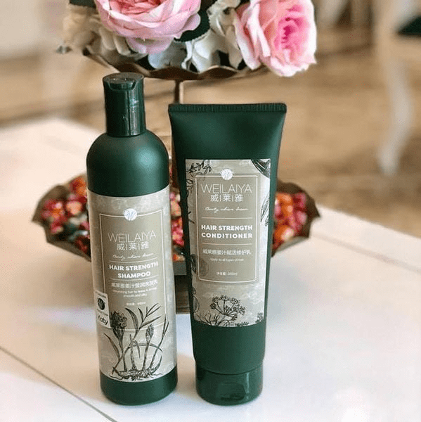 Combo dầu gội xả gừng hà thủ ô Weilaiya chính hãng Combo dầu gội xả gừng hà thủ ô Weilaiya chính hãng