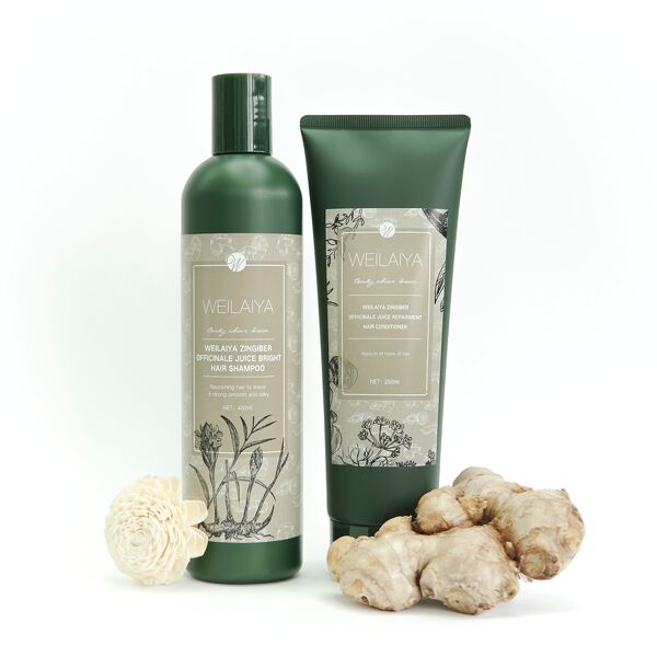 Combo dầu gội xả gừng hà thủ ô Weilaiya chính hãng Combo dầu gội xả gừng hà thủ ô Weilaiya chính hãng