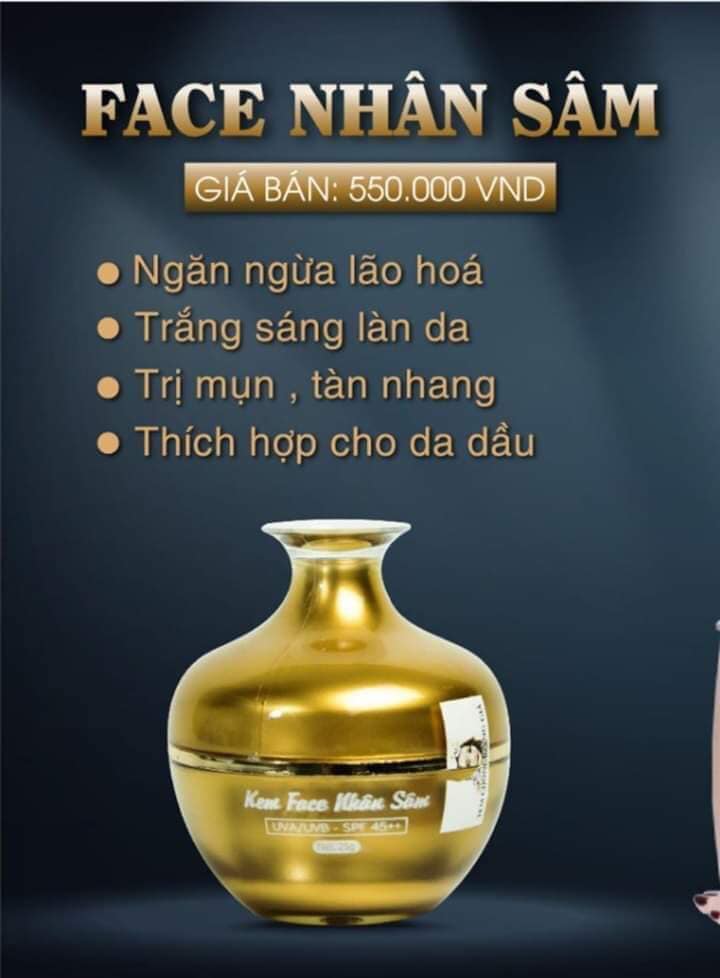 Kem face nhân sâm N-collagen chính hãng Kem face nhân sâm N-collagen chính hãng
