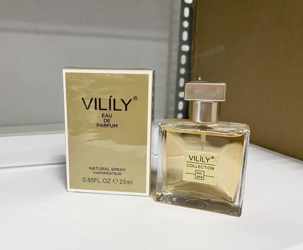 Nước hoa mùi nữ nội địa Trung Vilíly 25ml thơm lâu( nhiều mùi) Nước hoa mùi nữ nội địa Trung Vilíly 25ml thơm lâu( nhiều mùi)
