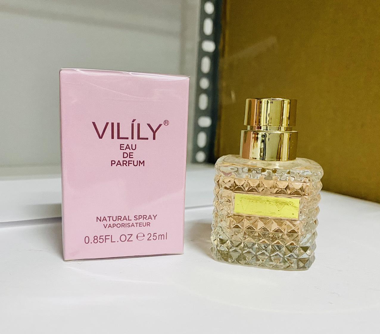 Nước hoa mùi nữ nội địa Trung Vilíly 25ml thơm lâu( nhiều mùi) Nước hoa mùi nữ nội địa Trung Vilíly 25ml thơm lâu( nhiều mùi)