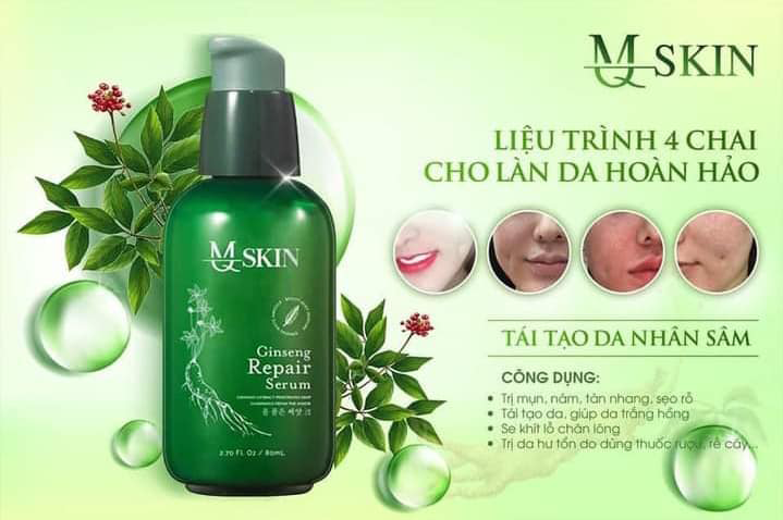 Serum thay da nhân sâm MQ Skin chính hãng Serum thay da nhân sâm MQ Skin chính hãng