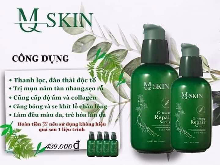 Serum thay da nhân sâm MQ Skin chính hãng Serum thay da nhân sâm MQ Skin chính hãng