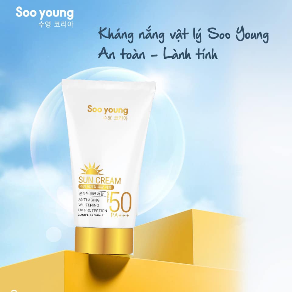 Kem chống nắng Soo Young có tốt không? Sử dụng như thế nào? Kem chống nắng Soo Young có tốt không? Sử dụng như thế nào?