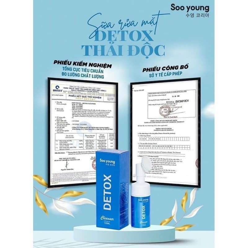 Sữa rửa mặt Detox Cleanser Soo Young có gì hot? Sữa rửa mặt Detox Cleanser Soo Young có gì hot?