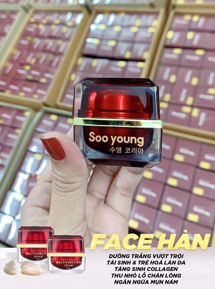 Kem face hàn giúp căng bóng chống lão hóa Soo Young Kem face hàn giúp căng bóng chống lão hóa Soo Young
