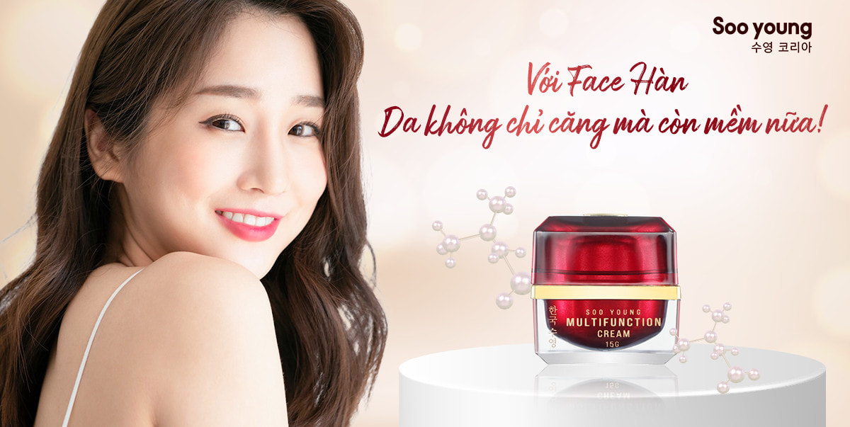 Kem face hàn giúp căng bóng chống lão hóa Soo Young Kem face hàn giúp căng bóng chống lão hóa Soo Young