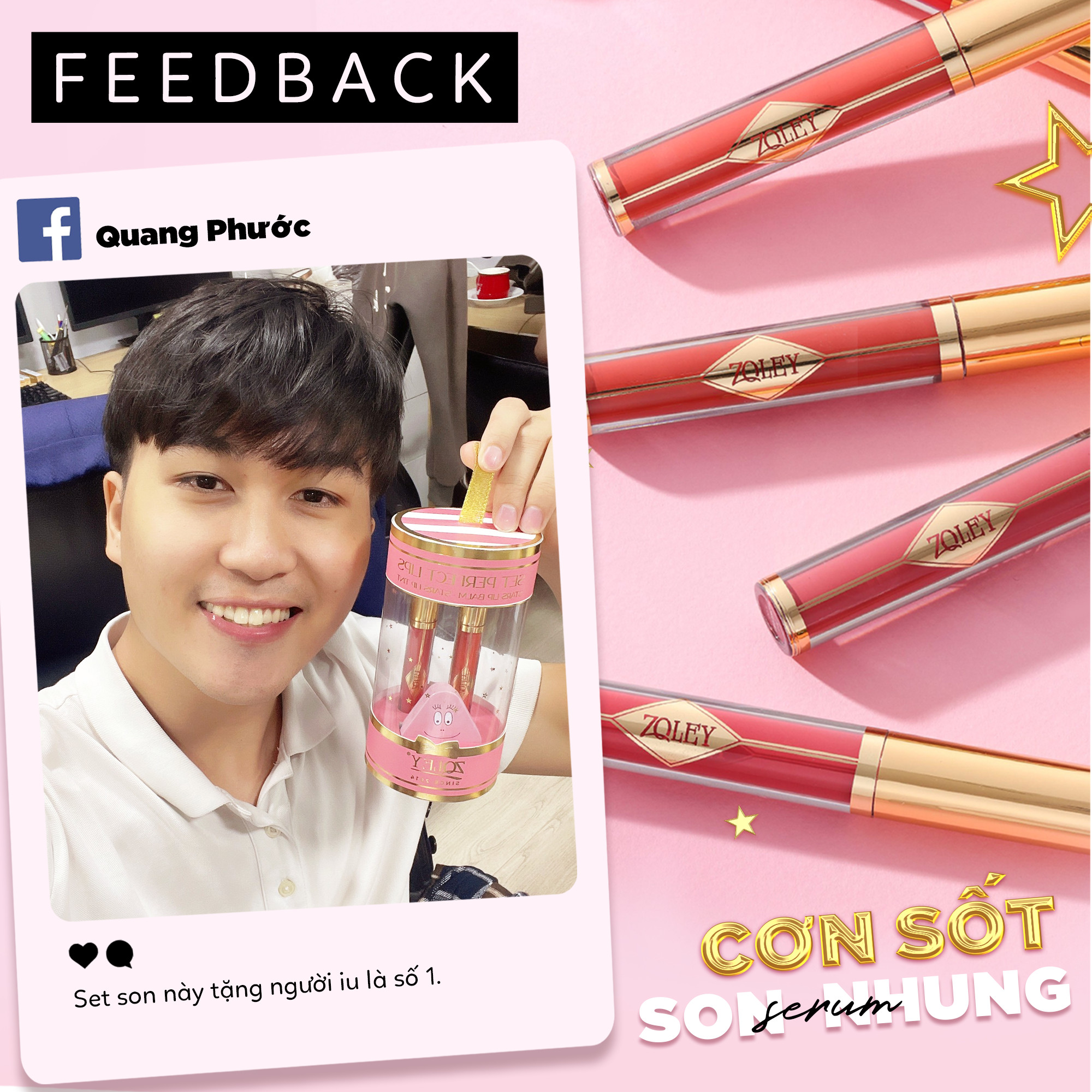 Son Stars Zoley mềm mịn mỏng chính hãng Son Stars Zoley mềm mịn mỏng chính hãng