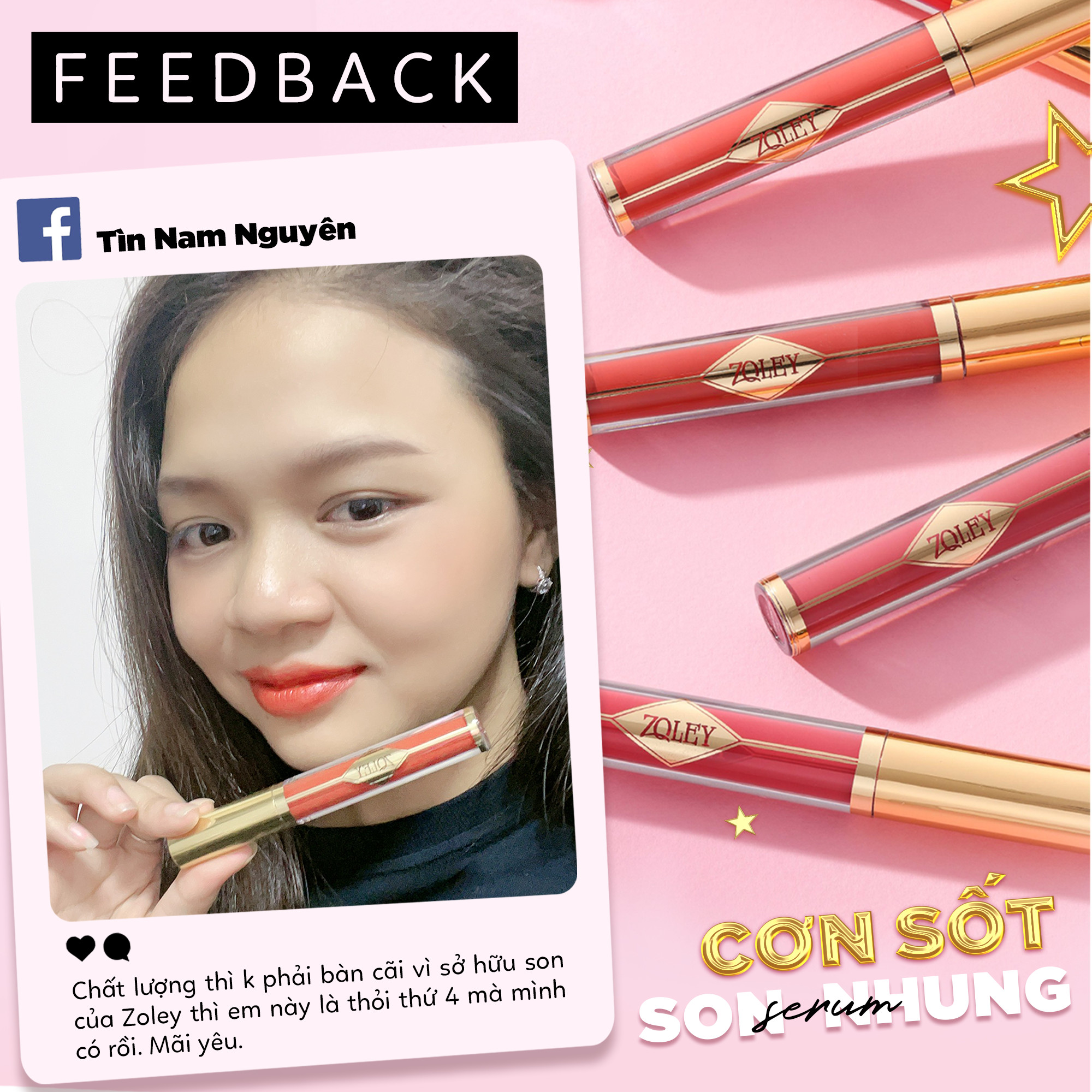 Son Stars Zoley mềm mịn mỏng chính hãng Son Stars Zoley mềm mịn mỏng chính hãng