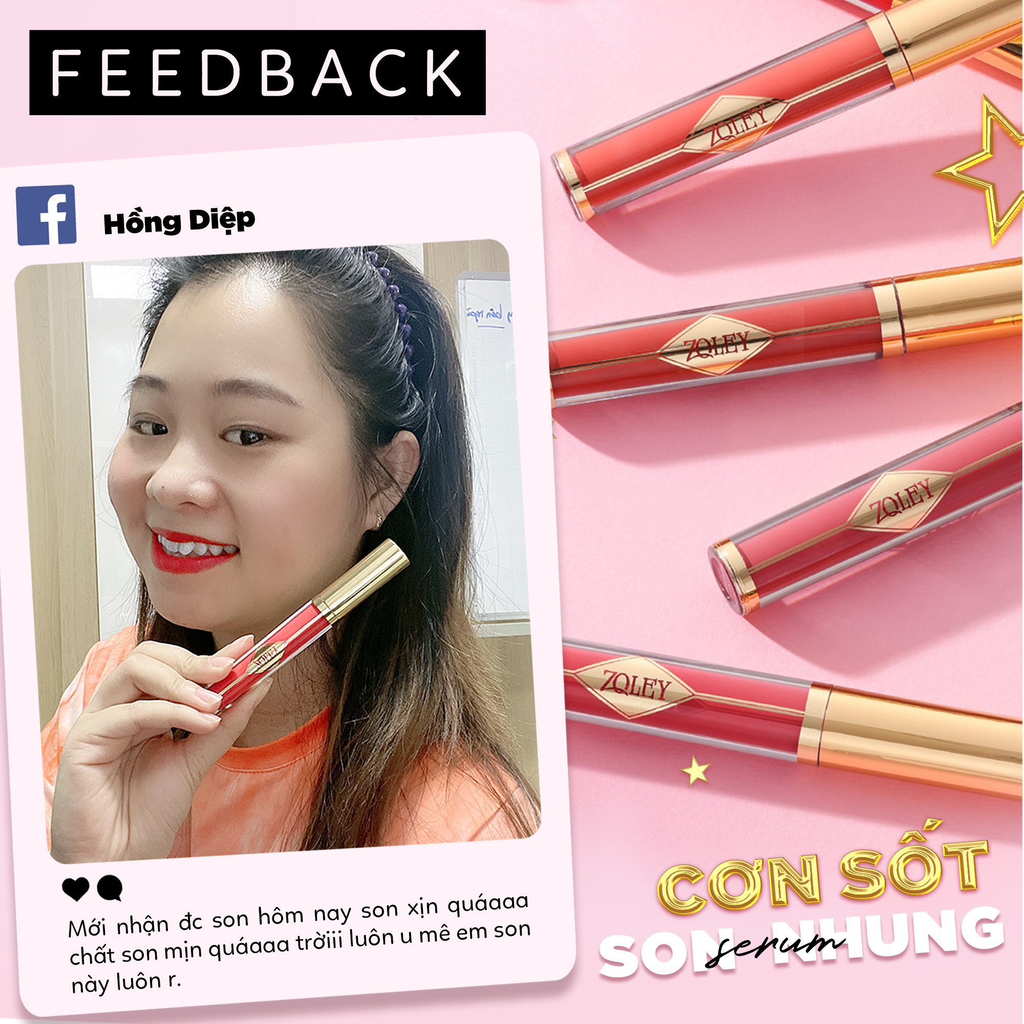 Son Stars Zoley mềm mịn mỏng chính hãng Son Stars Zoley mềm mịn mỏng chính hãng