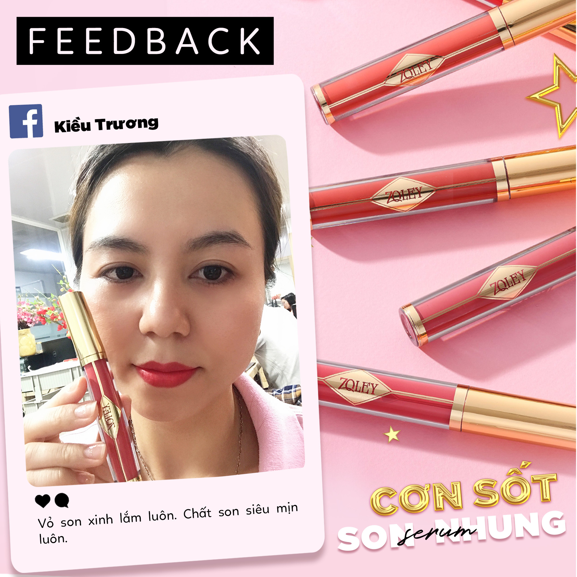 Son Stars Zoley mềm mịn mỏng chính hãng Son Stars Zoley mềm mịn mỏng chính hãng