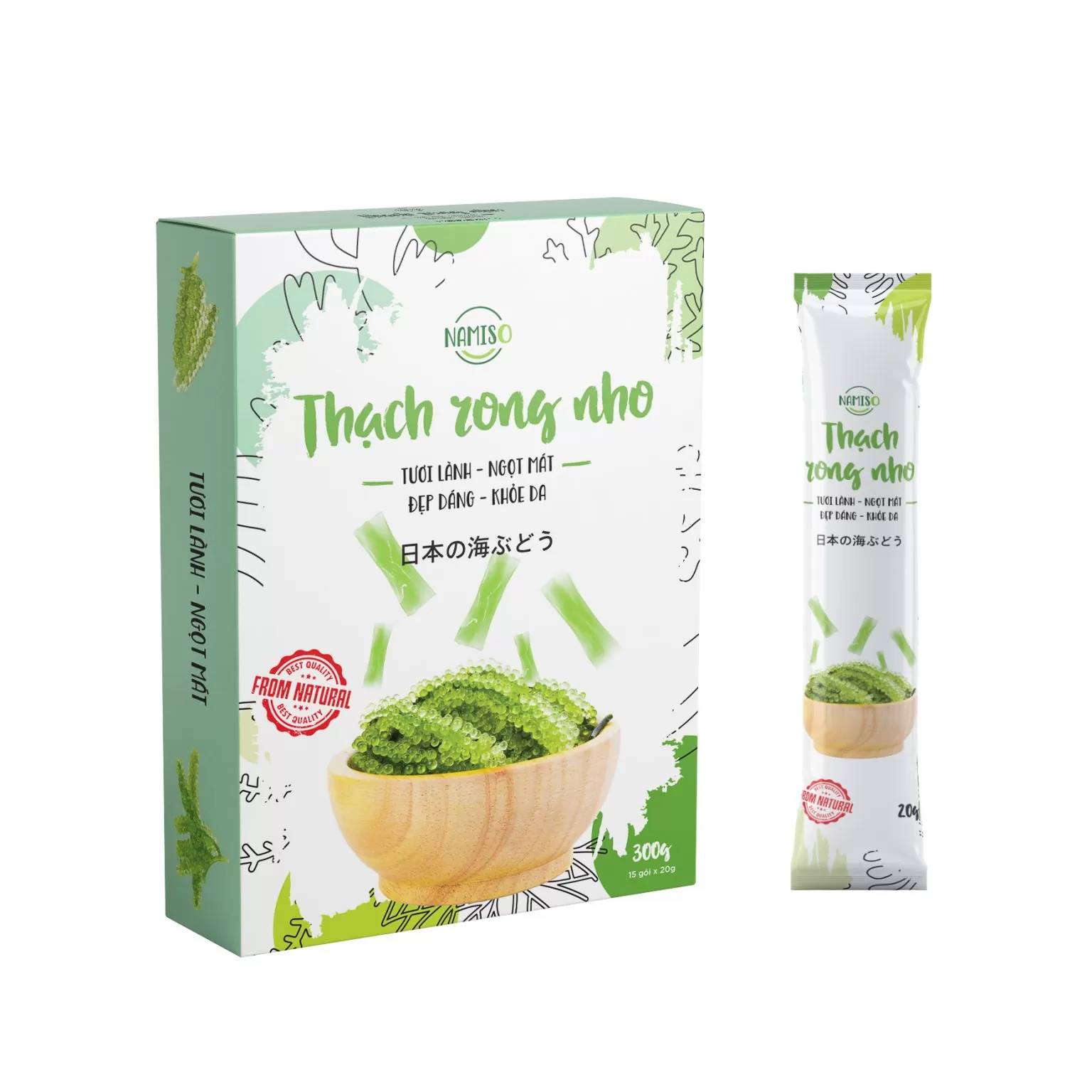 Thạch rong nho Namiso chính hãng Thạch rong nho Namiso chính hãng