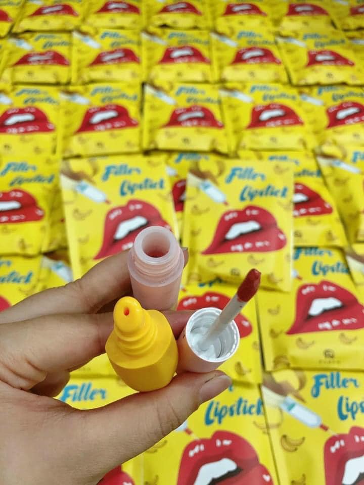 Combo son Filler Collagen chuối khử thâm Parea cùng son màu Chu Lipstick chính hãng Combo son Filler Collagen chuối khử thâm Parea cùng son màu Chu Lipstick chính hãng