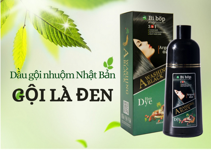 Dầu gội phủ bạc Bi Bop chính hãng Dầu gội phủ bạc Bi Bop chính hãng