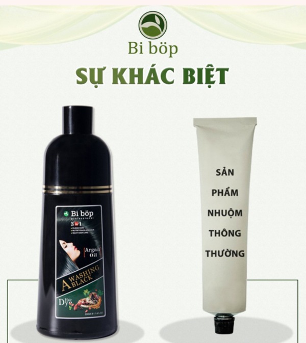 Dầu gội phủ bạc Bi Bop chính hãng Dầu gội phủ bạc Bi Bop chính hãng