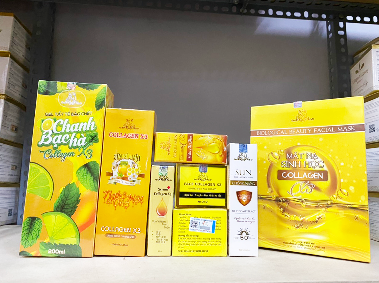 Trọn bộ sản phẩm công ty Mỹ phẩm Đông Anh chính hãng Trọn bộ sản phẩm công ty mỹ phẩm Đông Anh chính hãng