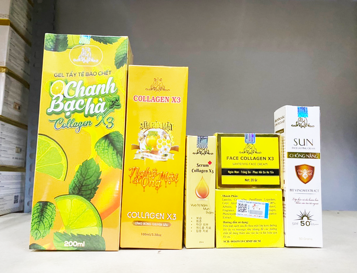 Trọn bộ sản phẩm công ty Mỹ phẩm Đông Anh chính hãng Trọn bộ sản phẩm công ty mỹ phẩm Đông Anh chính hãng