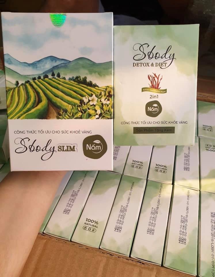 Viên giảm cân SBody Slim Nấm chính hãng Viên giảm cân SBody Slim Nấm chính hãng