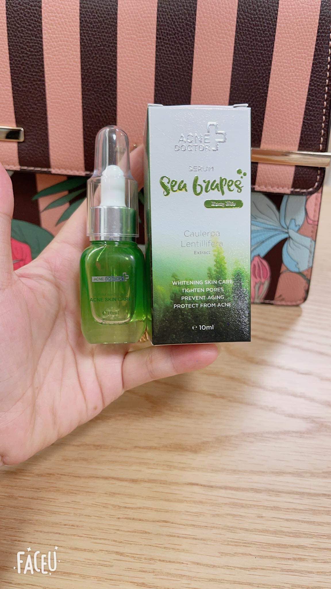 Serum trị mụn Sea Bzapes rong nho Acne Doctor chính hãng Serum trị mụn Sea Bzapes rong nho Acne Doctor chính hãng