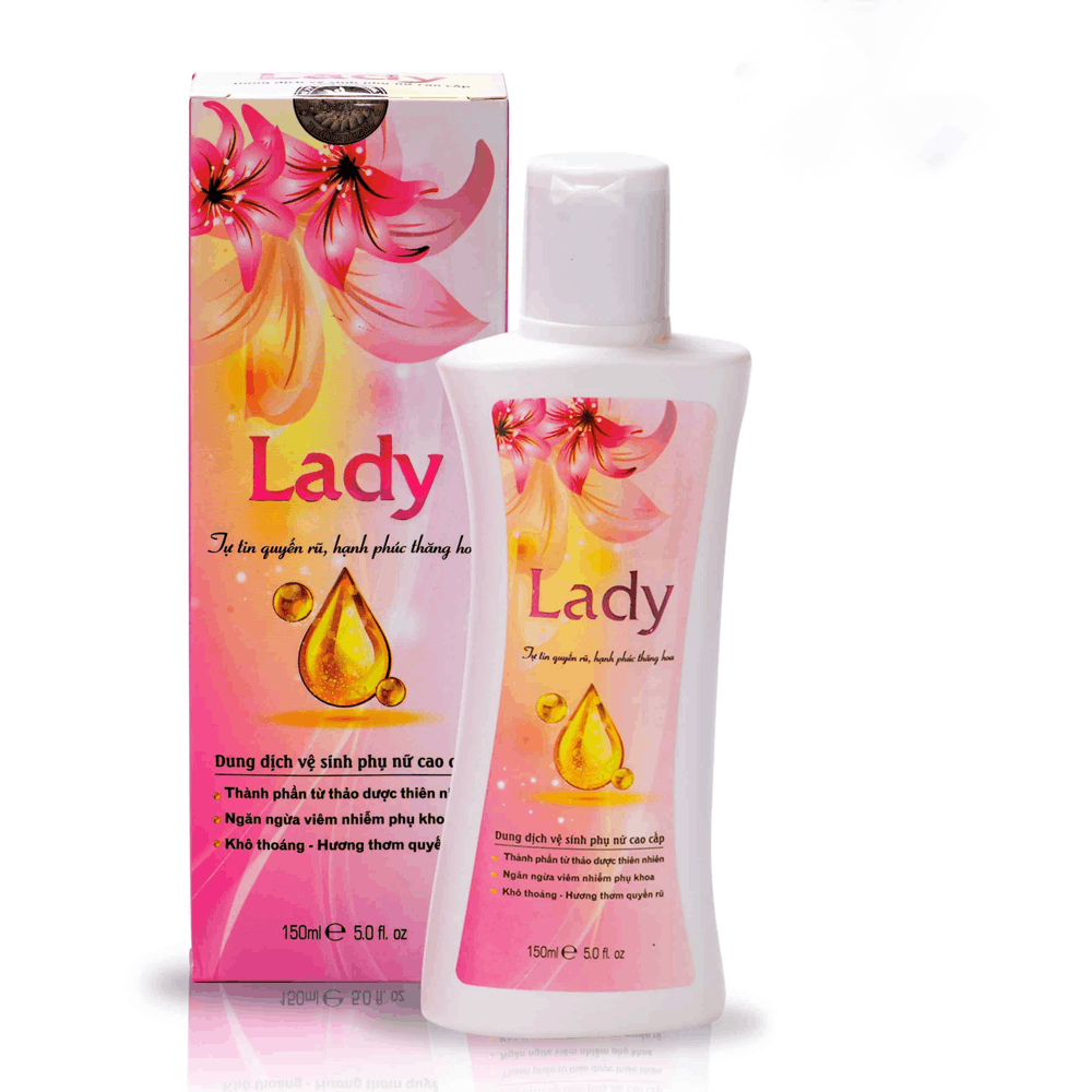 Dung dịch vệ sinh phụ nữ cao cấp Lady công ty Hồng Tâm chính hãng Dung dịch vệ sinh phụ nữ cao cấp Lady công ty Hồng Tâm chính hãng