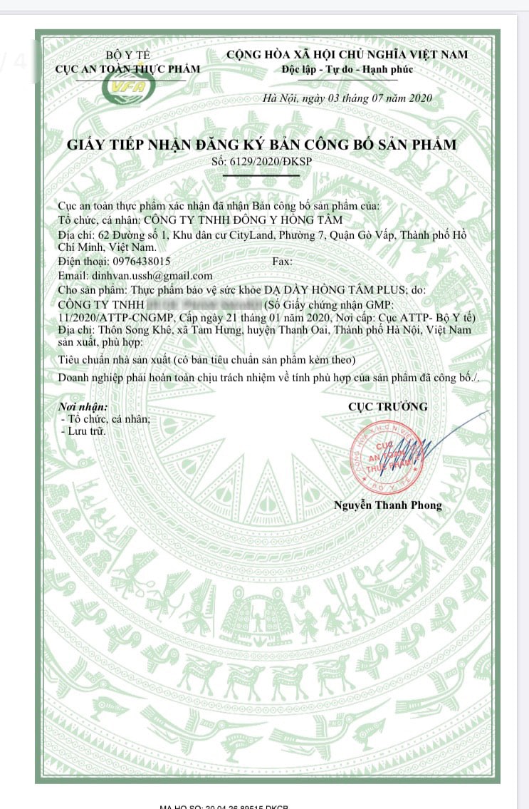 Viên Dạ dày Hồng Tâm Plus Chính Hãng Viên Dạ dày Hồng Tâm Plus Chính Hãng