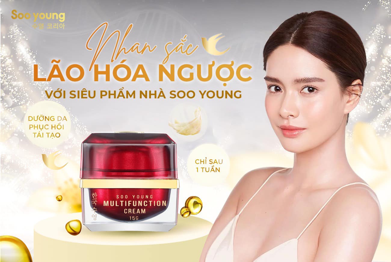 Lão hóa ngược nhan sắc với “cực phẩm" Kem face Hàn Soo Young thần thánh