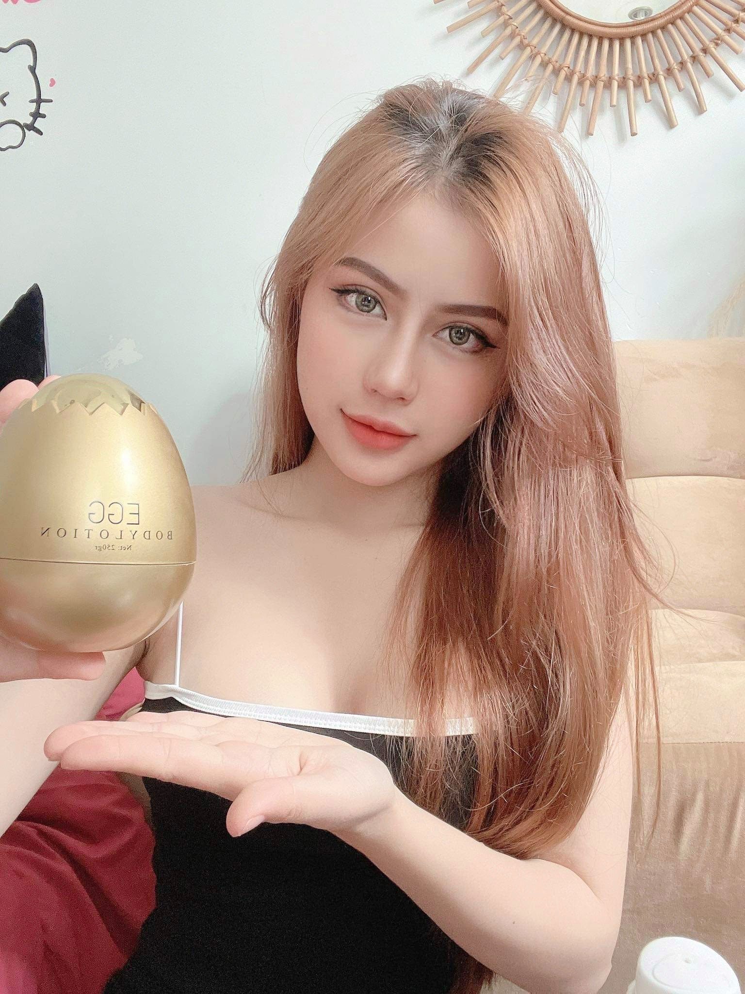 Thành phần chính trong sản phẩm Kem body Trứng Vàng Queenie Thành phần chính trong sản phẩm Kem body Trứng Vàng Queenie