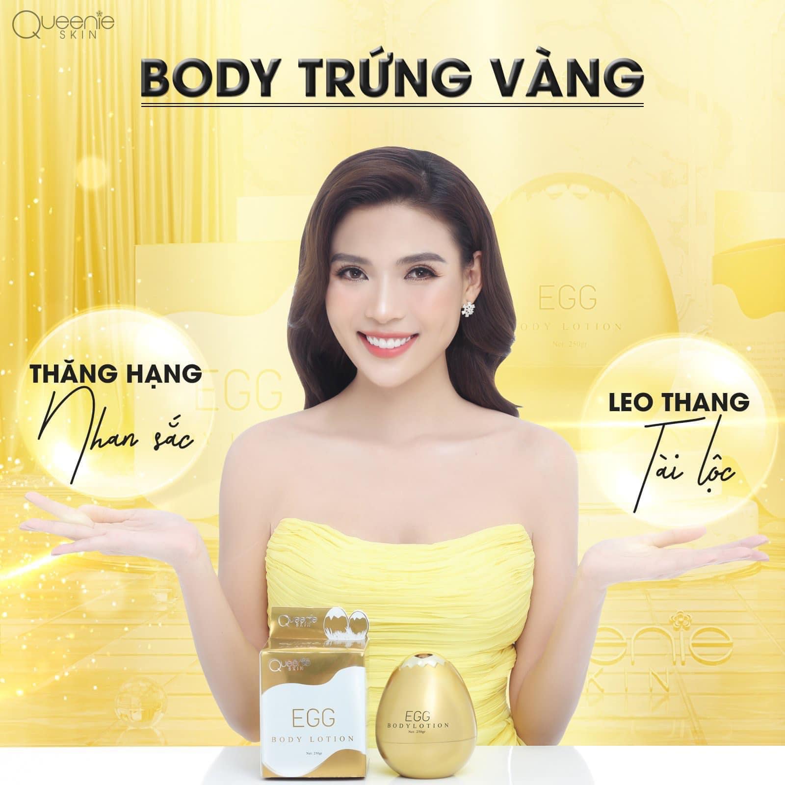 Kem Body Trứng Vàng nuôi dưỡng da từ sâu bên trong Kem Body Trứng Vàng nuôi dưỡng da từ sâu bên trong