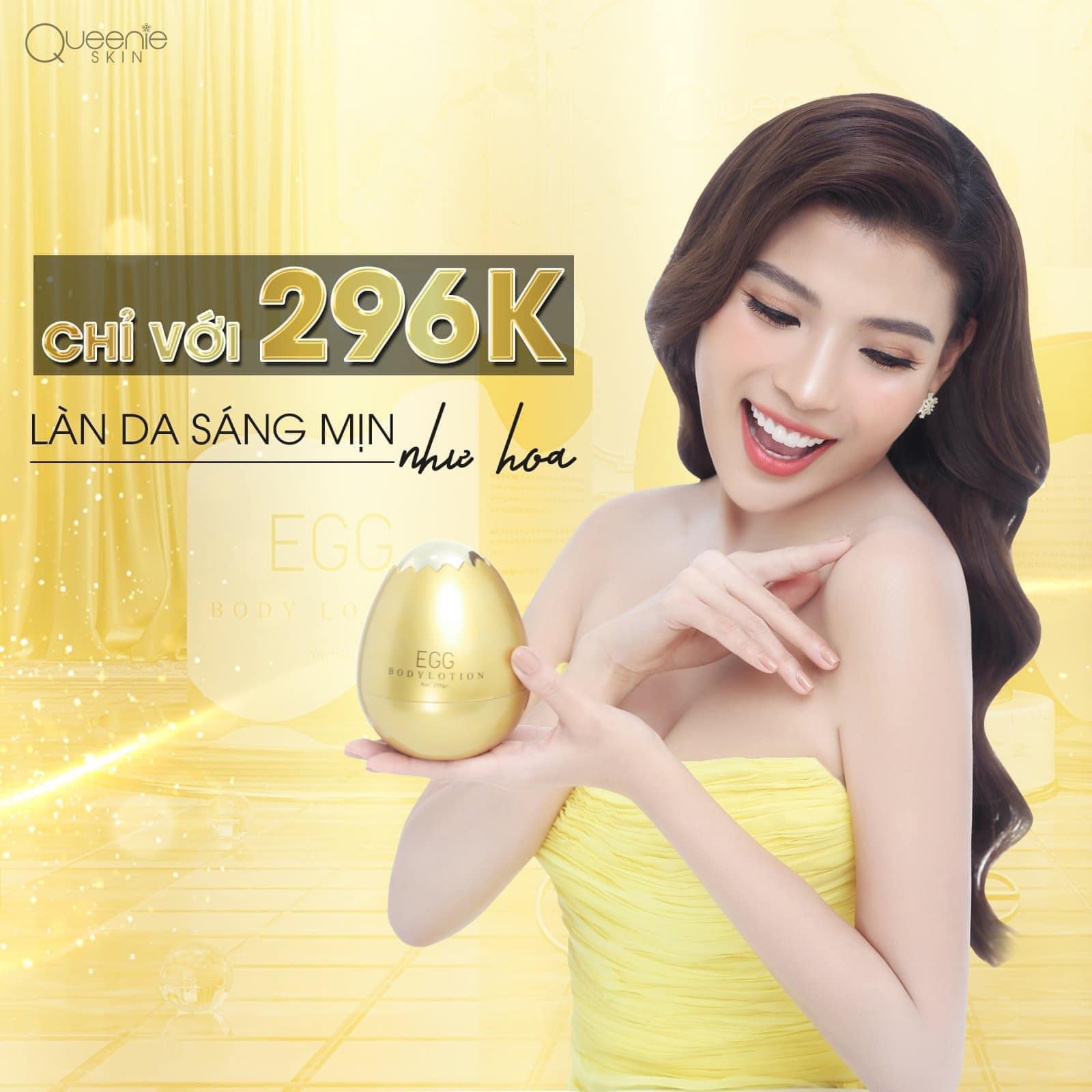 Kem Body Trứng Vàng nuôi dưỡng da từ sâu bên trong