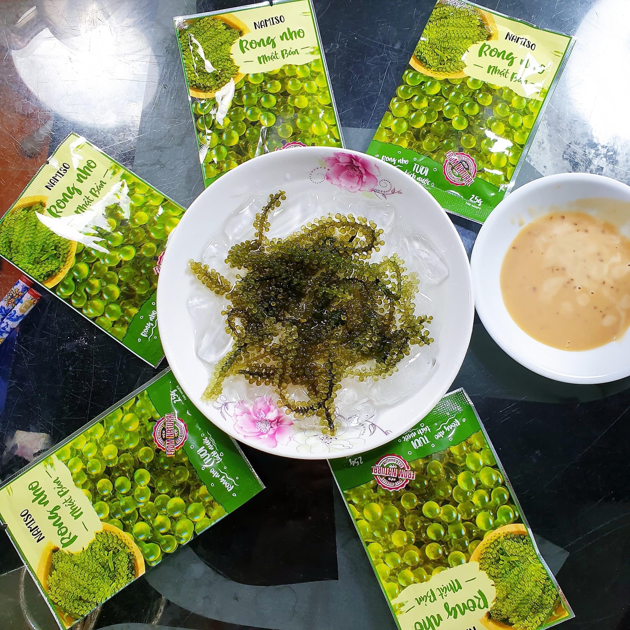 Mùa này ăn gì cũng chán - chỉ ăn Rong nho Namiso là không chán 🤤🤤🤤