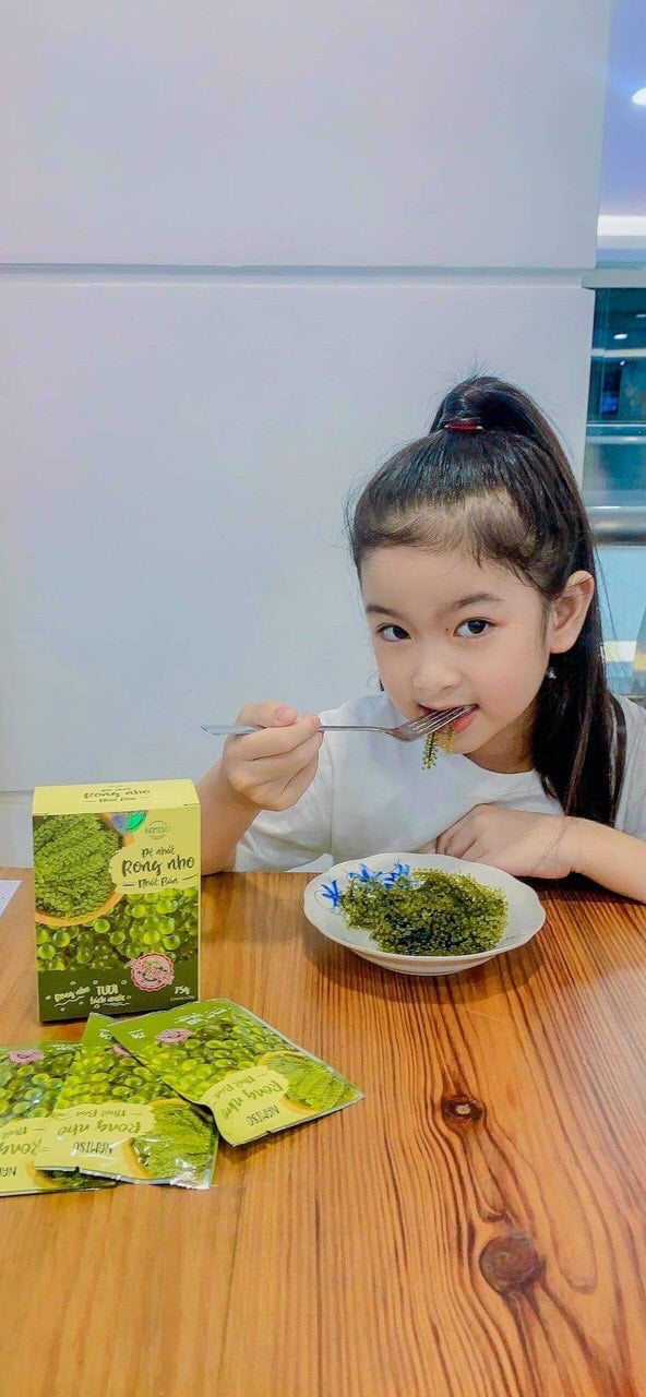 Rong nho Namiso - giúp mẹ giải quyết nỗi lo lười ăn rau của trẻ Rong nho Namiso - giúp mẹ giải quyết nỗi lo lười ăn rau của trẻ