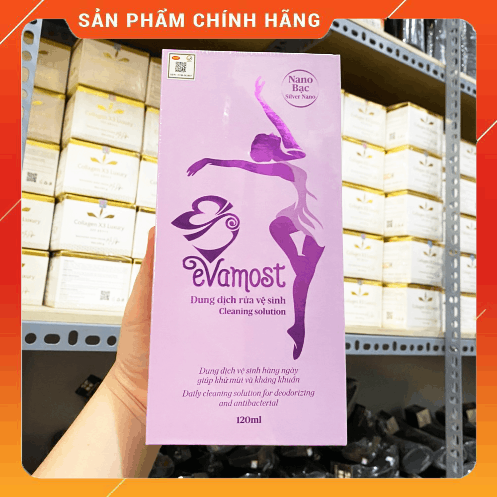 Dung Dịch Vệ Sinh Phụ Nữ Evamost 120ml chính hãng Dung Dịch Vệ Sinh Phụ Nữ Evamost 120ml chính hãng