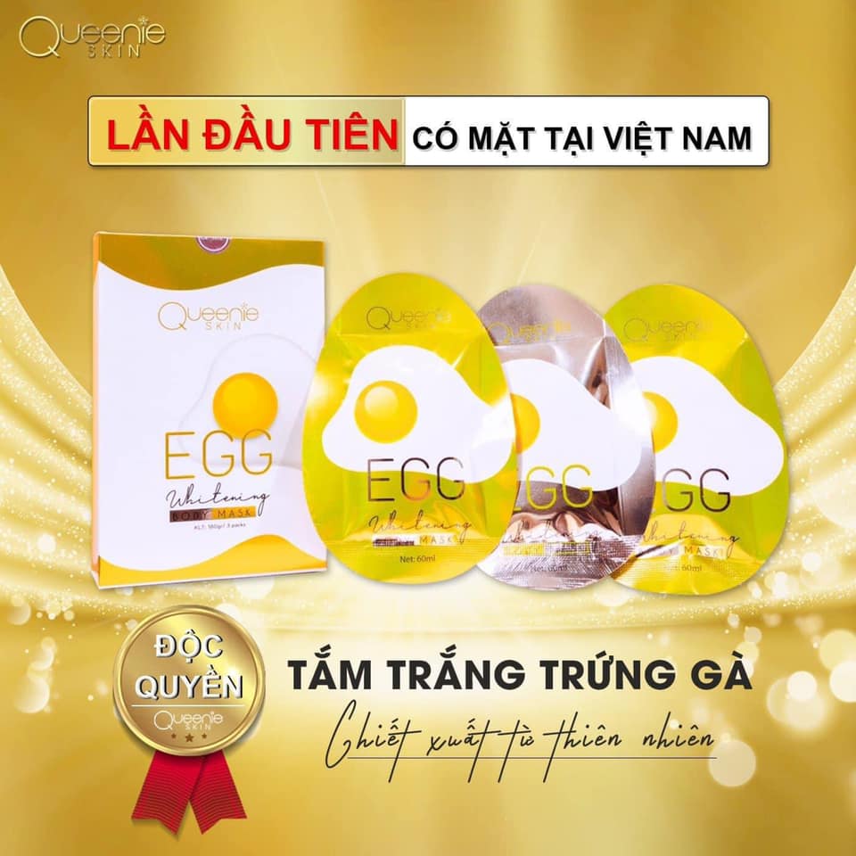 Tắm trắng trứng gà Queenie Skin chính hãng Tắm trắng trứng gà Queenie Skin chính hãng