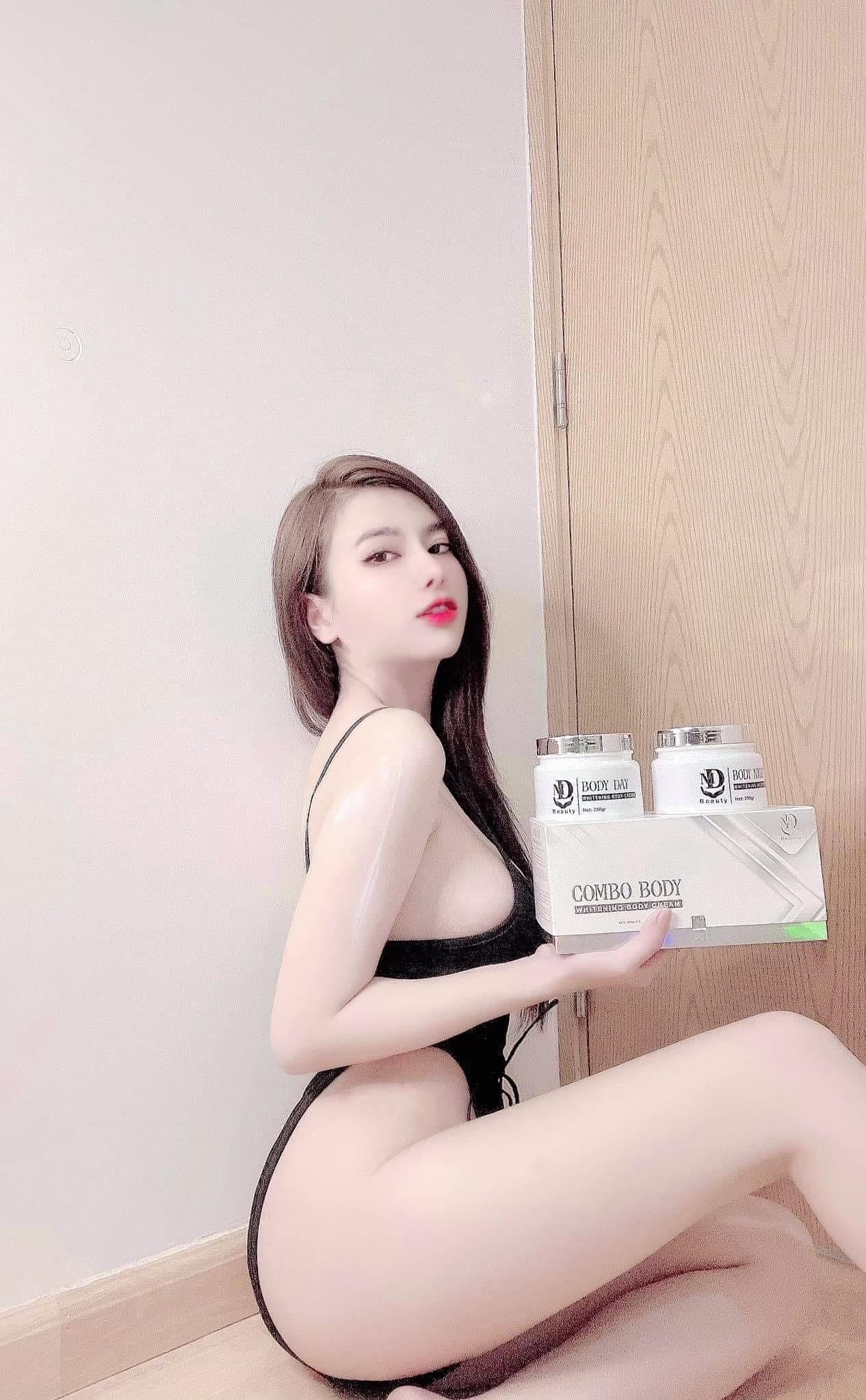 Combo 2 hủ kem body trắng da ngày đêm MD Beauty chính hãng Combo 2 hủ kem body trắng da ngày đêm MD Beauty chính hãng