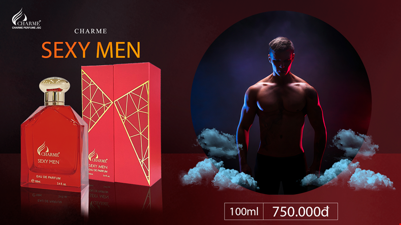 Nước hoa Nam Charme Sexy Men 100ml chính hãng Nước hoa Nam Charme Sexy Men 100ml chính hãng