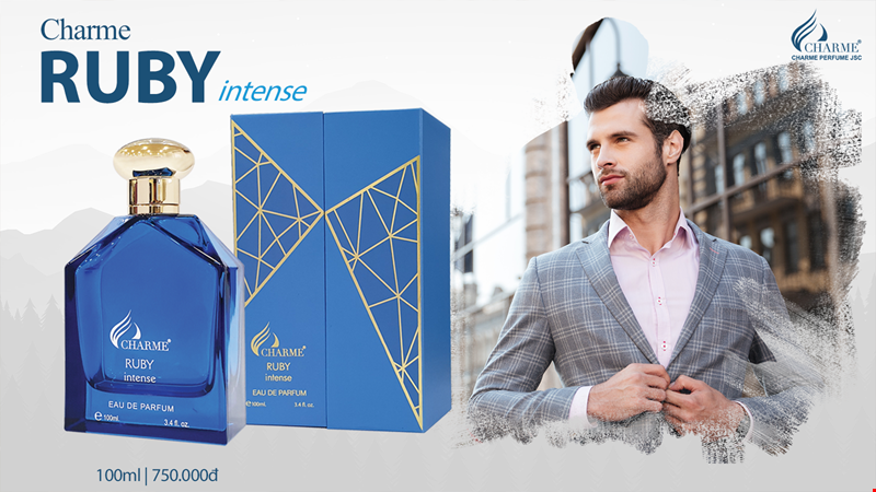 Nước hoa nam Charme Ruby Intense 100ml chính hãng Nước hoa nam Charme Ruby Intense 100ml chính hãng