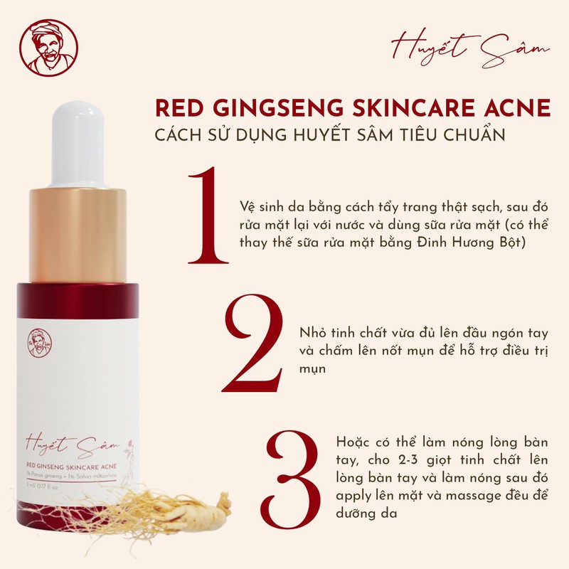 Serum Huyết sâm Bà Lão chính hãng bản tiêu chuẩn Serum Huyết sâm Bà Lão chính hãng bản tiêu chuẩn