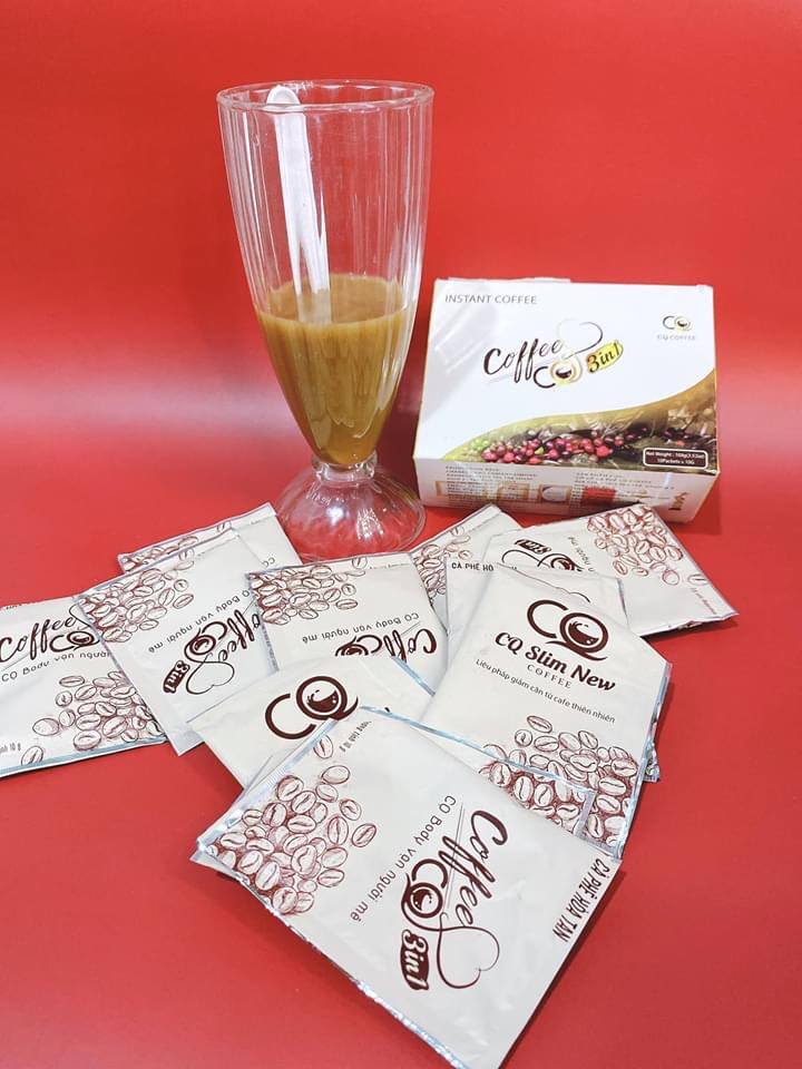 Cafe hòa tan hỗ trợ giảm cân CQ 3in1 công ty Chanel Châu chính hãng Cafe hòa tan hỗ trợ giảm cân CQ 3in1 công ty Chanel Châu chính hãng