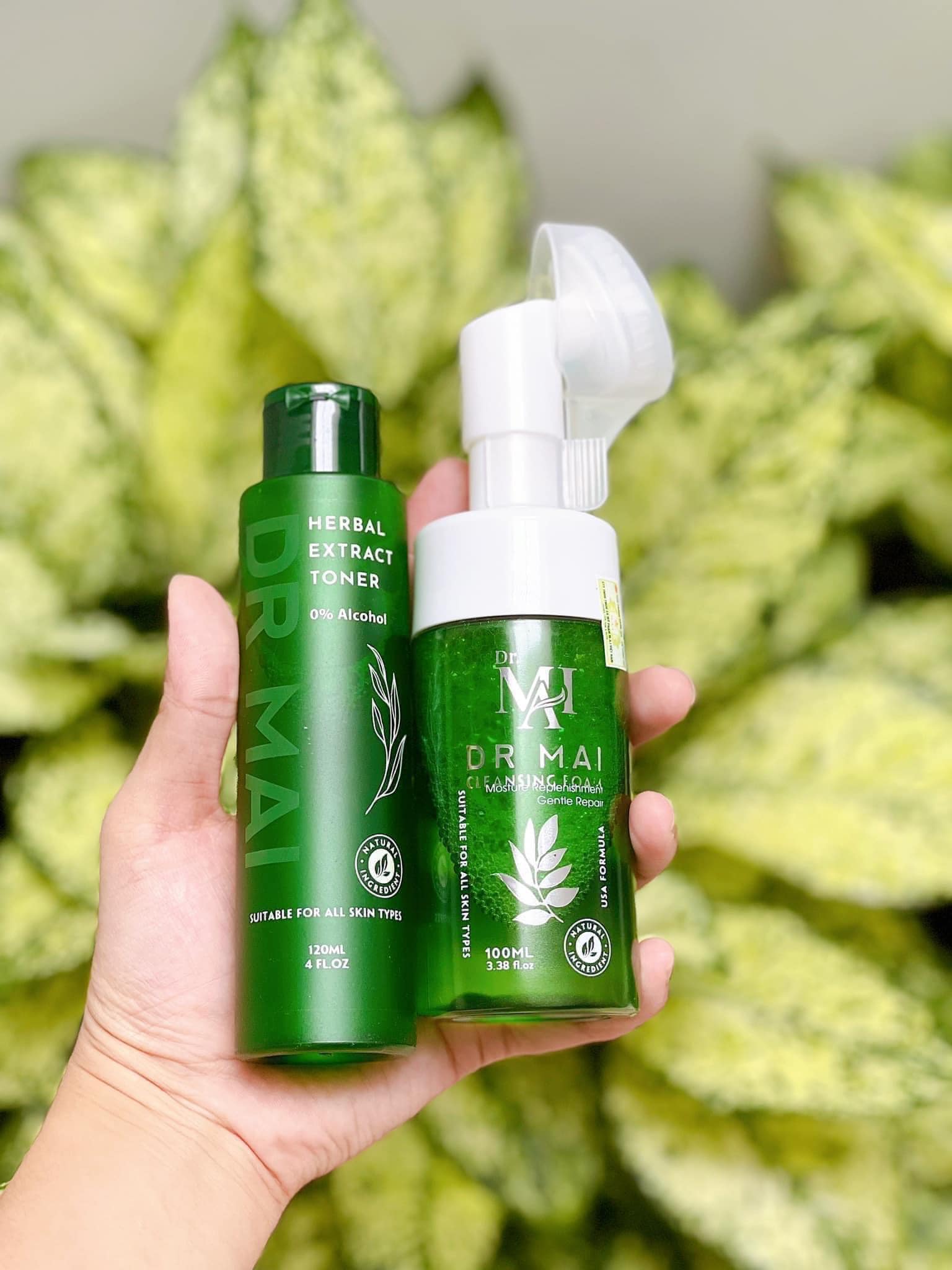 Combo cho da mụn với sản phẩm Dr MAI Combo cho da mụn với sản phẩm Dr MAI