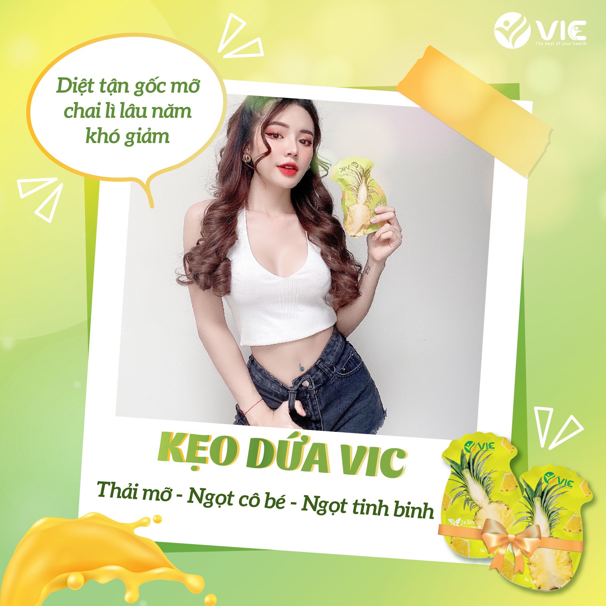 3 cách làm mới bản thân sau dịch với kẹo dứa VIC