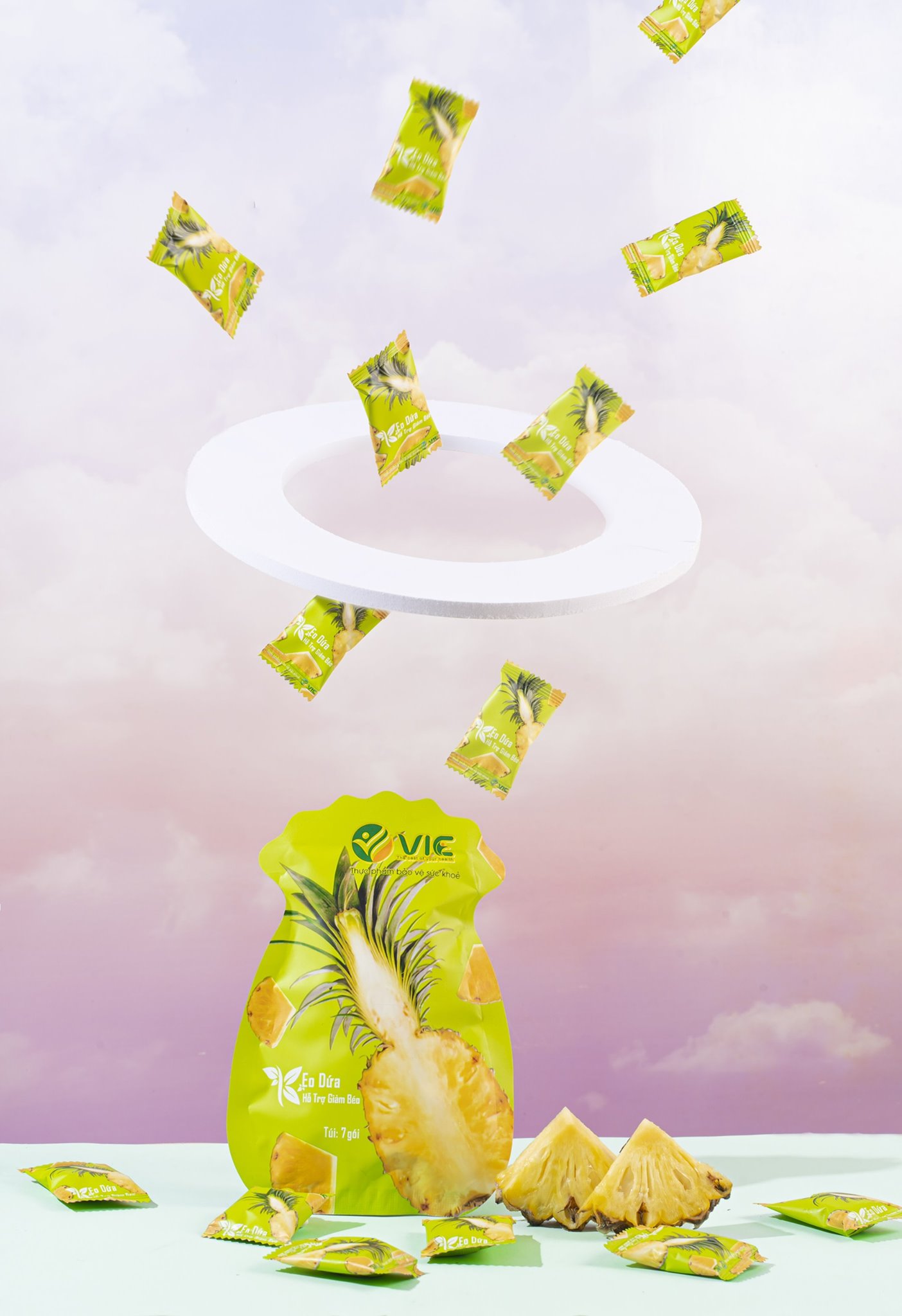 Kẹo dứa giảm mỡ nay đã có phiên bản mới!!!!!!! Kẹo dứa giảm mỡ nay đã có phiên bản mới!!!!!!!